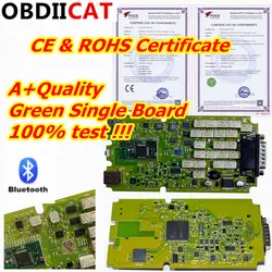 OBDIICAT-CDP высокое качество TCS Pro Bluetooth желтый зеленый одноплатный VCI TCS сканер диагностический инструмент с новейшим SW 2016,1