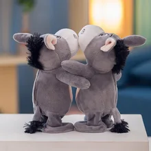 Горячие продажи электричество осел говорящие животные танцы Домашние животные Плюшевые игрушки Дети интеллект музыка куклы