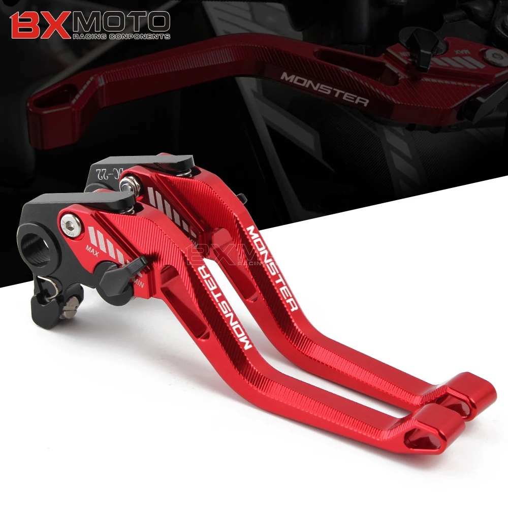 

NEW Motorcycle CNC Brakes Clutch Levers For DUCATI MONSTER 695 696 796 620 400 Monster Adjustable Brake Clutch Levers set