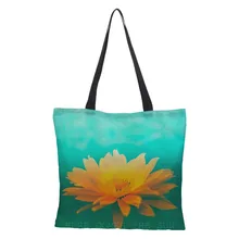 Женские сумки Doube стороны с цветочным принтом сумка льняная большой Ёмкость складной продуктовый женская сумка 43 см* 43 см