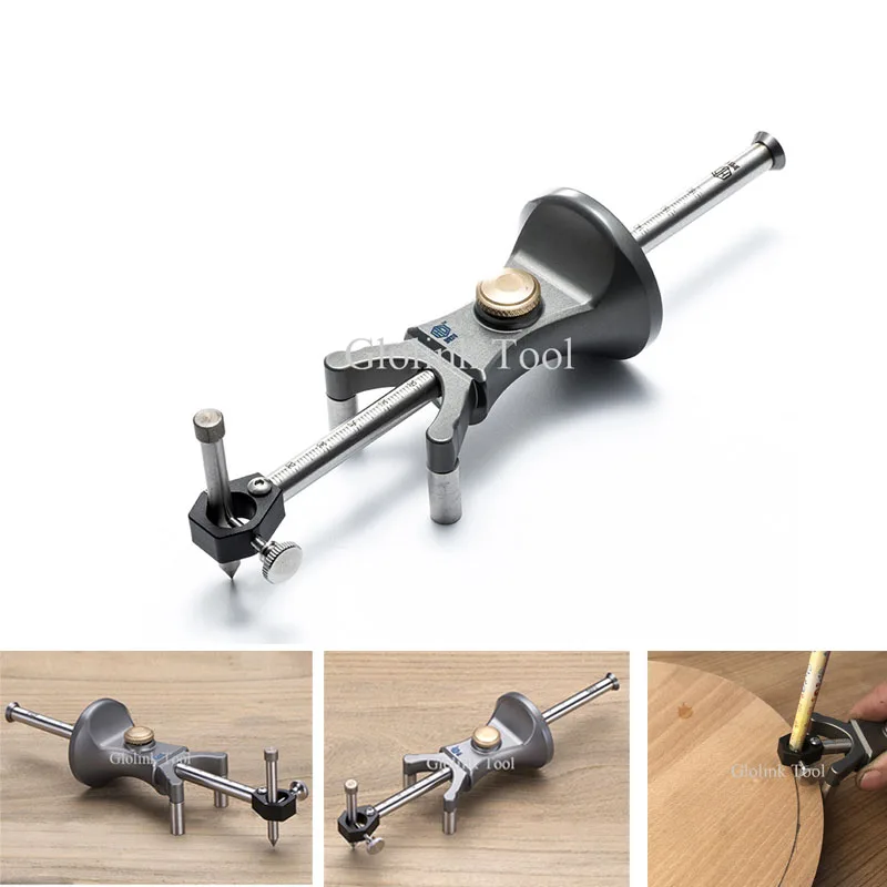 

Straight Circular Ccribe Parallel Woodworking Linear Drawing Device Multi-functional DIY Scribe Draw Circle Carpenter's TooL
