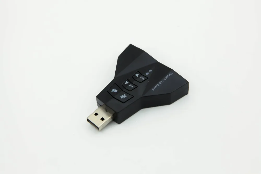 Микрофон Микрофон Гарнитура 7,1 Ch 3D Аудио карта конвертер двойная звуковая карта Виртуальная 7,1 канал USB 2,0 аудио адаптер двойной