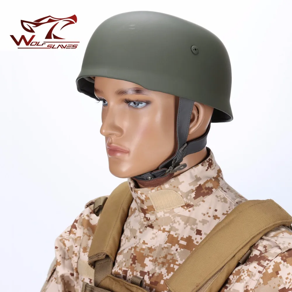 WWII German Fallschirmjager Paratrooper M38 Helmet Army Tactical