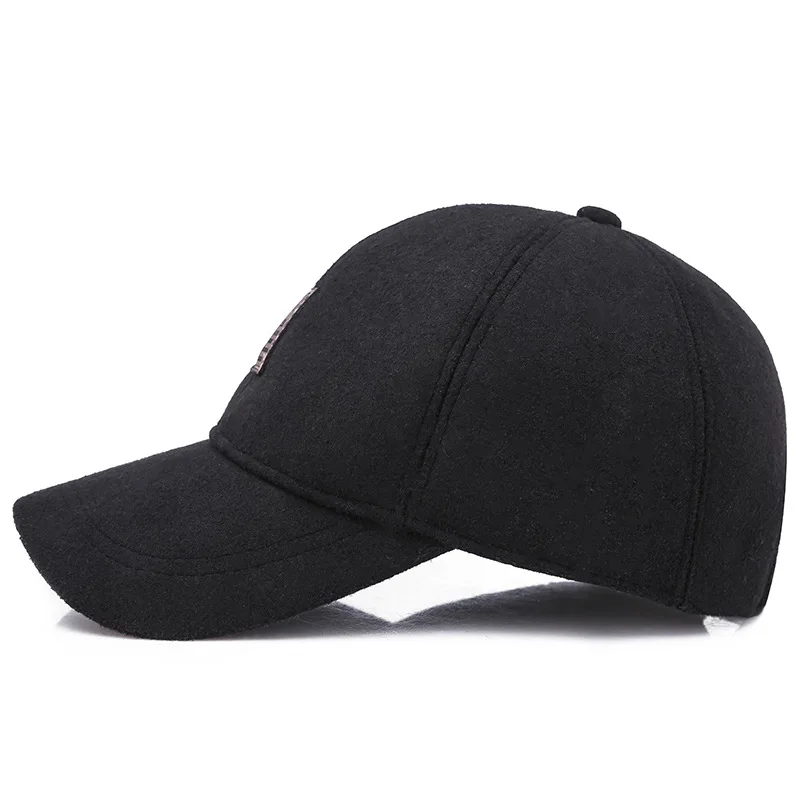 Мужские брендовые осенне-зимние шерстяные бейсбольные кепки для гольфа для женщин, теплые кепки для мужчин, кепка для водителя грузовика, шапки для папы