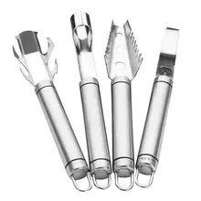 Новое поступление кухонные инструменты из нержавеющей стали клипсы Овощечистка бытовой кухонный гаджет четыре части 5,17