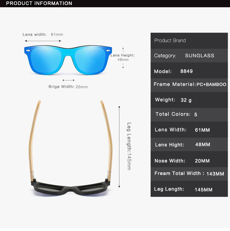 Оптовый Пользовательский логотип бамбуковые солнцезащитные очки мужские оригинальные деревянные Зеркальные Солнцезащитные очки женские