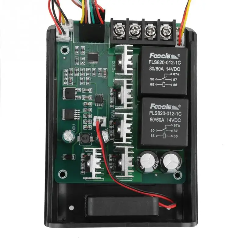 DC 10-55 V 40A цифровой дисплей постоянного тока контроль скорости двигателя CW CCW Реверсивный переключатель