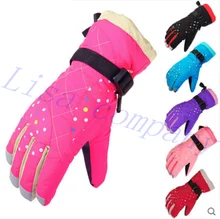 Hot sale a pair of winter riding gloves windproof cold-proof waterproof outdoor ski gloves thickening motorcycle gloves