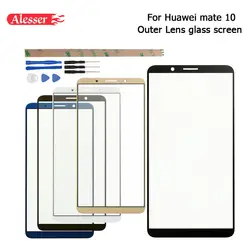 Alesser для Huawei Коврики 10/Коврики 10 Pro внешний Стекло Объектив Замена + инструмент + клей для Huawei Коврики 10 сенсорный объектива Внешний Стекло