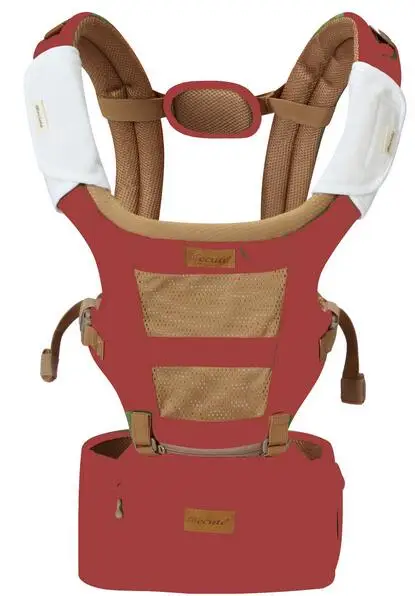 Эргономичный baby Carrier младенческой Детские Hipseat Перевозчик фронтальная эргономичный кенгуру Обёрточная бумага слинг для малыша путешествия 0-36 м - Цвет: orange