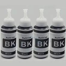 XIJIN 4 черный 70 мл краска на основе красителя для L355 L350 L365 L366 L550 L555 L566 L800 L801 L805 L110 L120 L210 система беспрерывной подачи чернил струйных принтеров