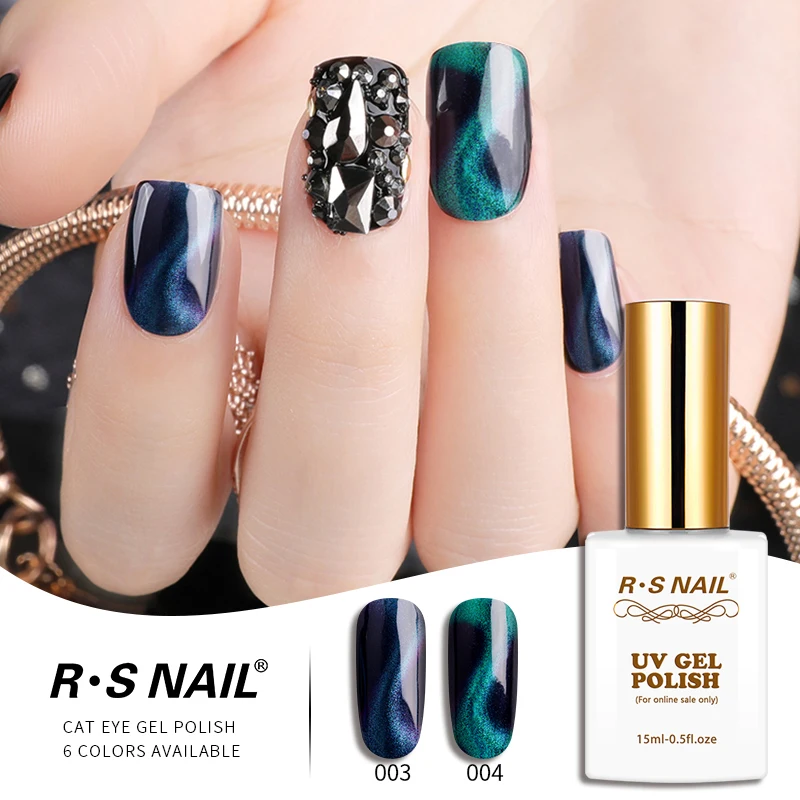 

RS NAIL Cat Eye Gel Polish Star River Gellak Glitter Gel Polish New Color Series Esmalte Permanente Lakier Hybrydowy 15ml