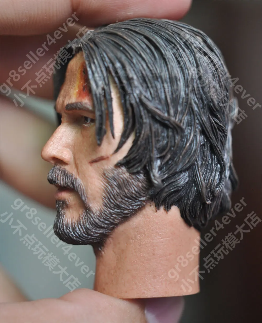 Новый 1/6 масштаб Keanu Ривз Джон уик битва поврежденная голова лепить fit 12 &quotтело|head