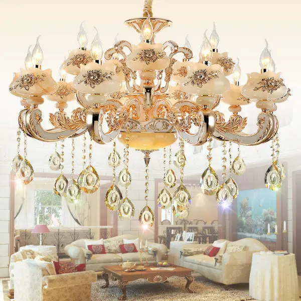 Art Deco Crystal Chandelier Lighting For Living Room Luxury Art Deco Crystal Chandelier Lighting For Living Room Luxury Pendants Lights Led Gold Light Bubls
