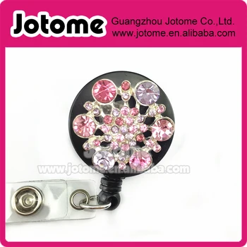 

Rhinestone Badge Holder - Retractable Badge Reel - Rhinestone ID Badge Clip - Nurses Gift - Nurse Jewelry