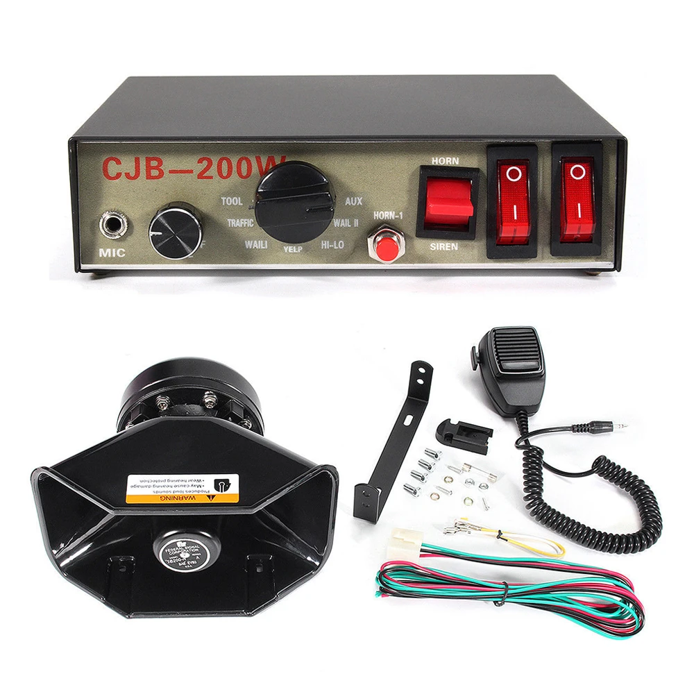 緊急ホーンサウンドシステム警察サイレン消防車車 8 トーン超大音量スピーカーとマイク警告アラームホーン Aliexpress Automobiles Motorcycles