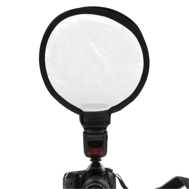 

30cm/12" Universal Portable Round Studio Softbox Photography Flash Diffuser Soft Box for Canon Nikon Neewer Yongnuo Speedlite