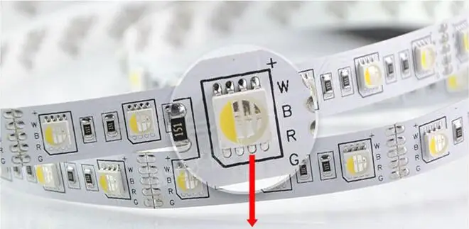 Открытый применение IP65 Водонепроницаемый RGBW 4in 1 SMD5050 Адресуемых LED Бесплатная доставка стоимость