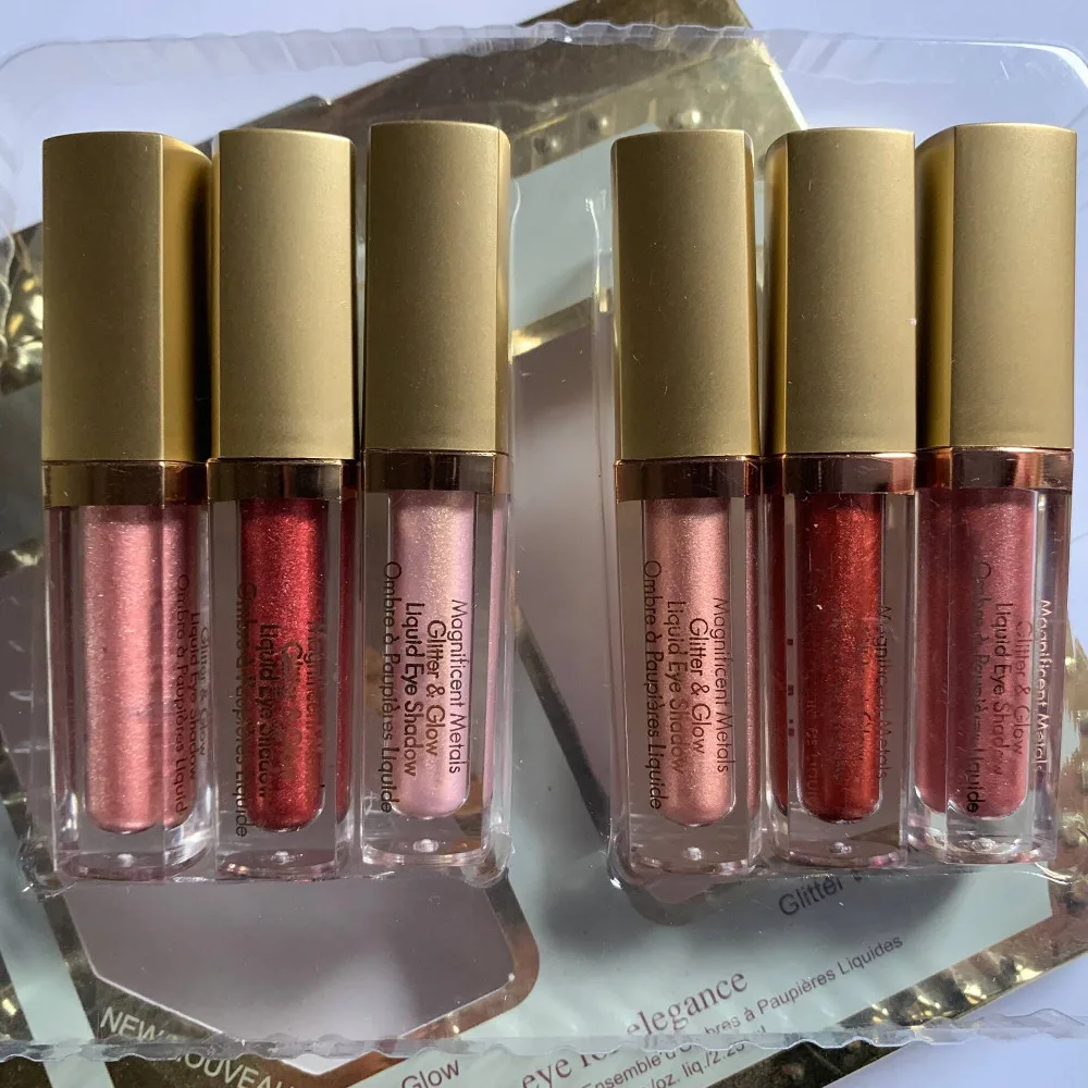 

6COLORS LIQUID EYESHADOW SETS SHIMMER & GLOW