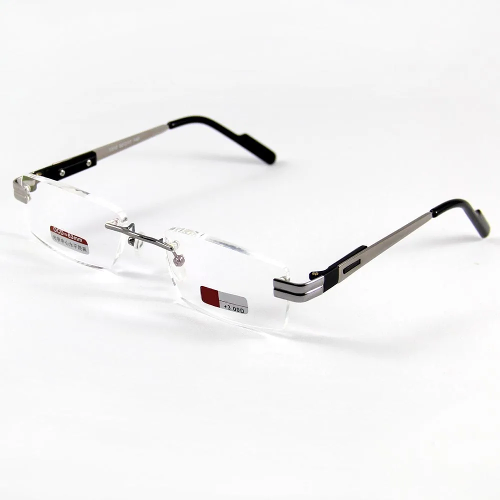 Rimless Reading Eyeglasses Presbyopia Glasses Rimless Spectacles Frames