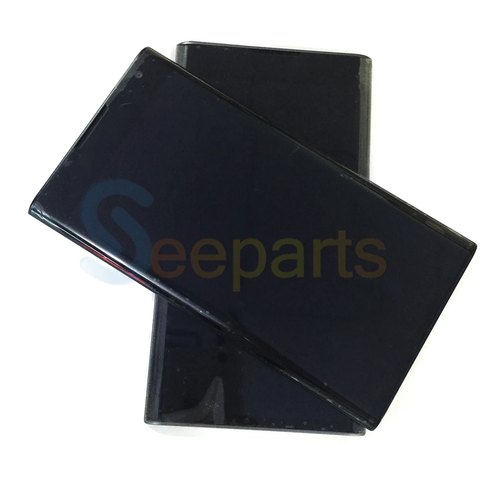 9000022- BlackBerry Priv lcd assembly with frame black(4)