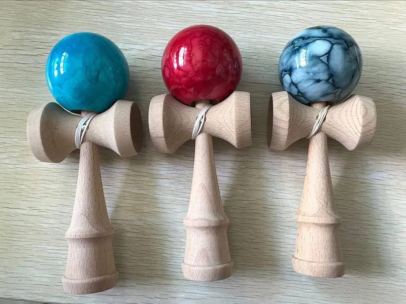 Шар Kendama профессиональная игрушка мраморный цвет Kendama жонглирующие шары игрушки для детей взрослые игры Рождественская игрушка разные цвета