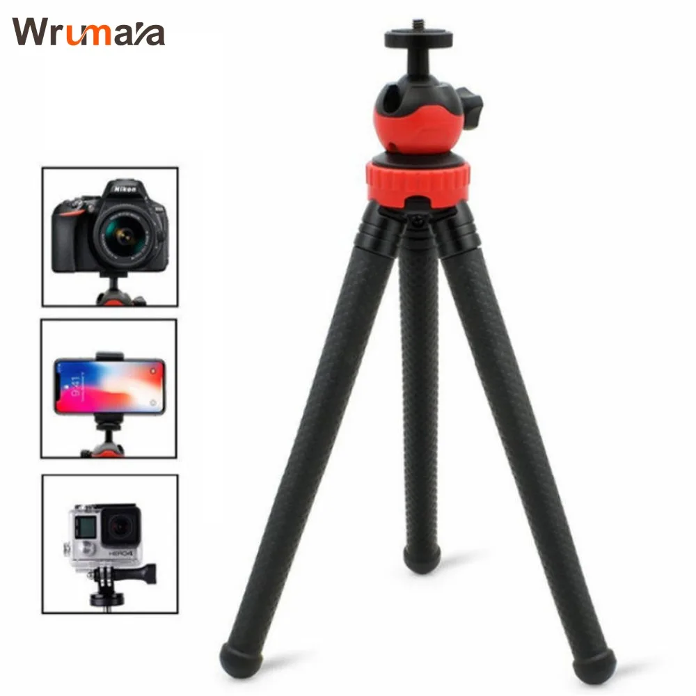 Universal Portable Phone Holder 360 Degrees Retractable Stand for iPhone Xr 7 8 Plus Gopro Sony Nikon Camera Tripod | Мобильные