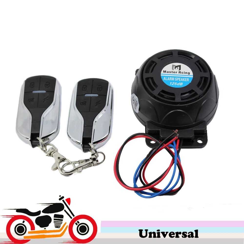 125dB Motorcycle Scooter Alarm Anti theft Security System Loud Sound