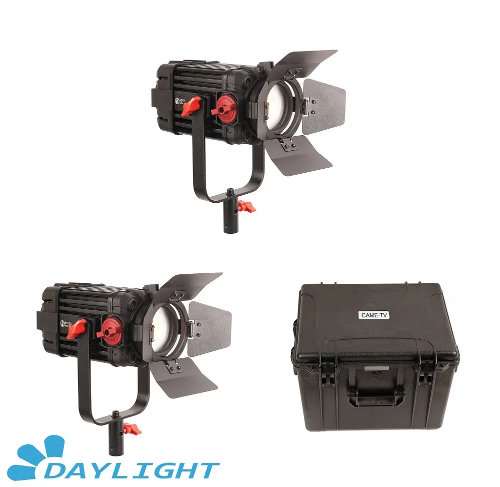 

2 Pcs CAME-TV Boltzen 100w Fresnel Focusable LED Daylight Kit