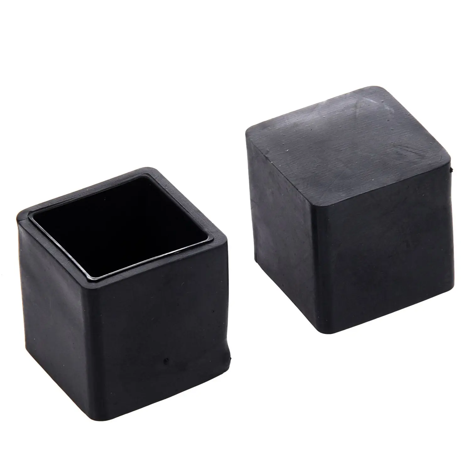 

Hot Sale Square PVC Soft Glue Foot Covers Protectors 20mm x 20mm 20Pcs Black