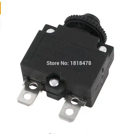 

HS R01 5A 10A 15A 20A AC 125/250V 5A Circuit Breaker Protection Overload Protector Black