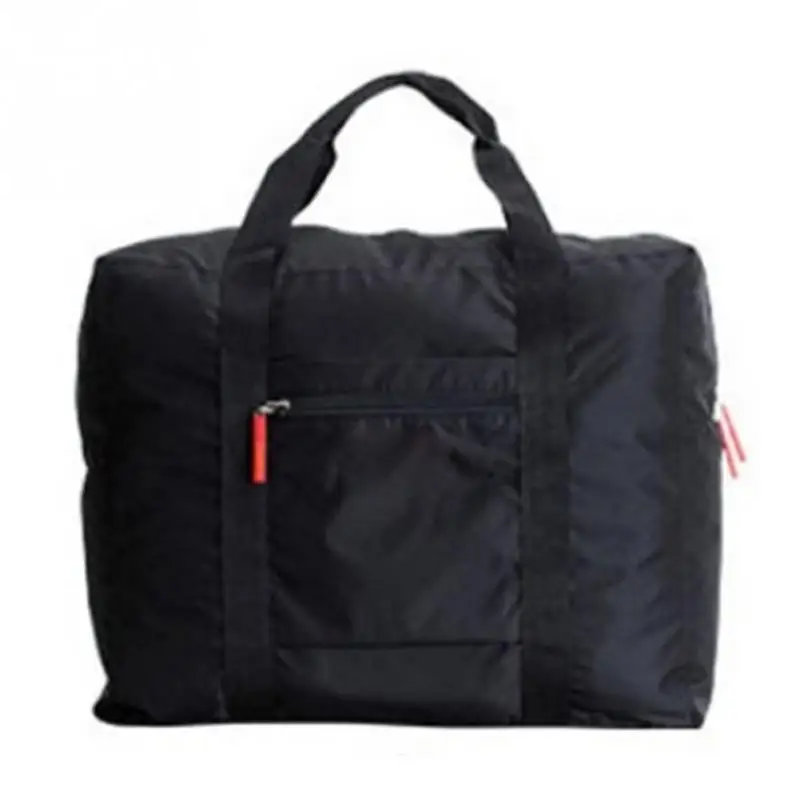 Унисекс, водонепроницаемая нейлоновая складная дорожная сумка, большая вместительность, складная дорожная сумка для багажа, одноцветная сумка для мужчин и женщин, прочная