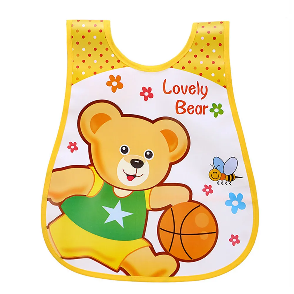 MUQGEW Mouth To Baby Cloth Baby Waterproof Cute Kid Infant Bibs Baby Soft Cartoon Bib Waterproof Saliva Dripping Bibs