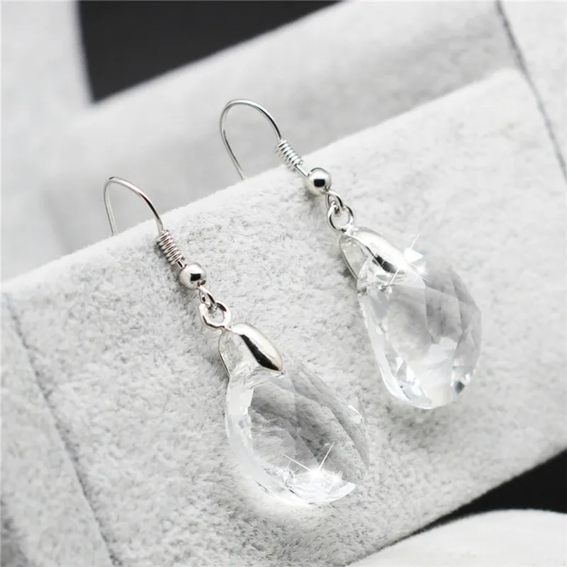 bean crystal earring necklace set (4)