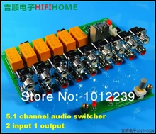 5.1 channel audio switcher / 2 into an audio input selector / 5.1CH audio switching board