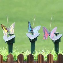Красивые Солнечная бабочка и колибри искусственный развевающиеся Летающий Моделирование Бабочка Украшения Сада Цвет случайный