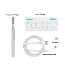 3,9 мм HD визуальная Ушная ложка эндоскоп Портативный Бороскоп 3 в 1 USB ушной инструмент для чистки с мини-камерой