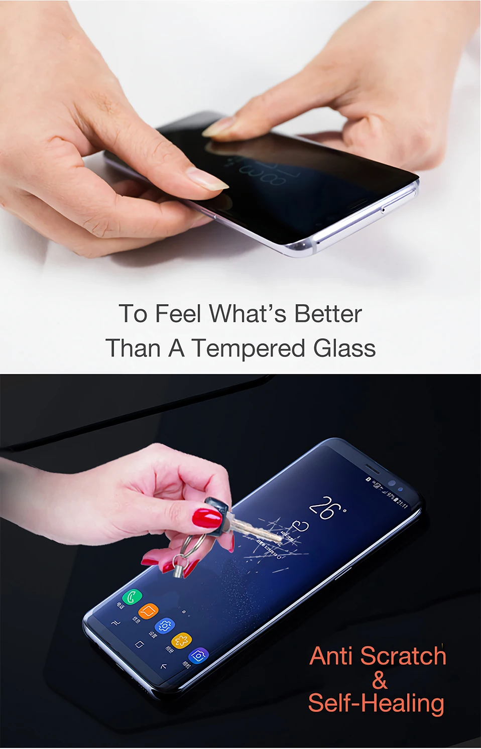 Vothoon 3D гидрогель пленка для Samsung Galaxy S8 S9 плюс Примечание 8 9 полное покрытие Экран протектор фильм(не Стекло