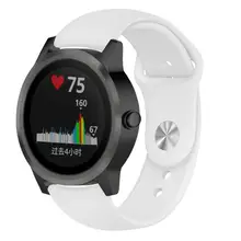 Ремешок для часов мягкий силиконовый ремень браслет для Garmin Vivoactive3 Vivomove HR Смарт часы браслет