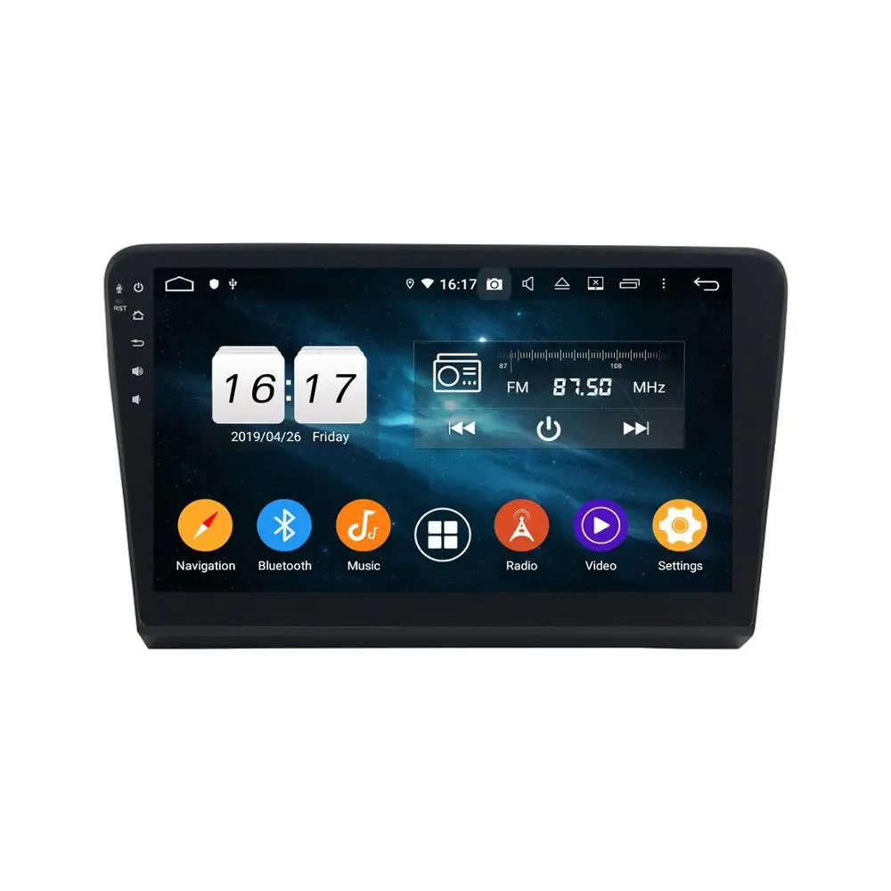 Top Android 9.0 Octa Core 10.1" Car DVD GPS for VW Volkswagen Bora 2012 2013 2014 2015 Radio 4GB RAM Bluetooth WIFI USB DVR 32GB ROM 0