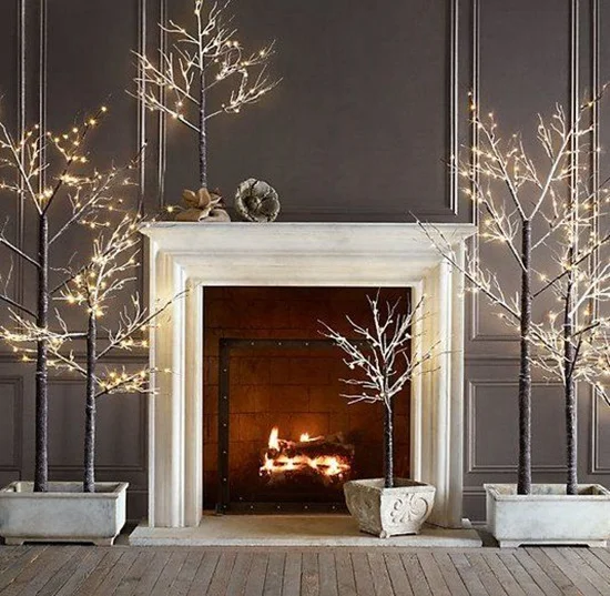 2 м водонепроницаемый Звездные гирлянды теплый белый светодиодный Сказочный светильник Декор Рождественская елка День рождения Свадьба вечеринка