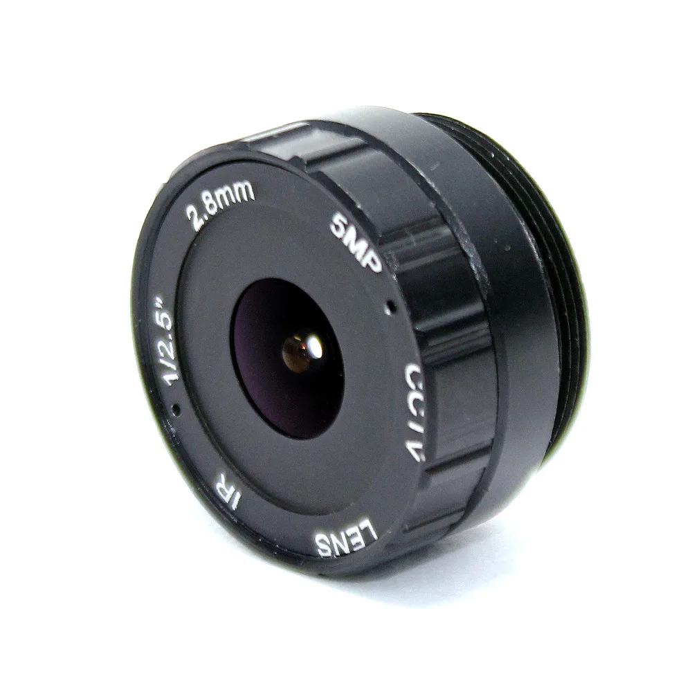 5 шт. 5MP 2 8 мм CS Объектив f1.25 1/3 ir cctv cs крепление для дневной/Ночной CCD безопасности CCTV