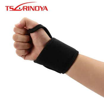 

TSURINOYA Fishing Bracers 36cm*8cm Outdoor Breathable Adjustable Anti-Slip Wrist Support Protect Fishing Tools Gloves Tackle