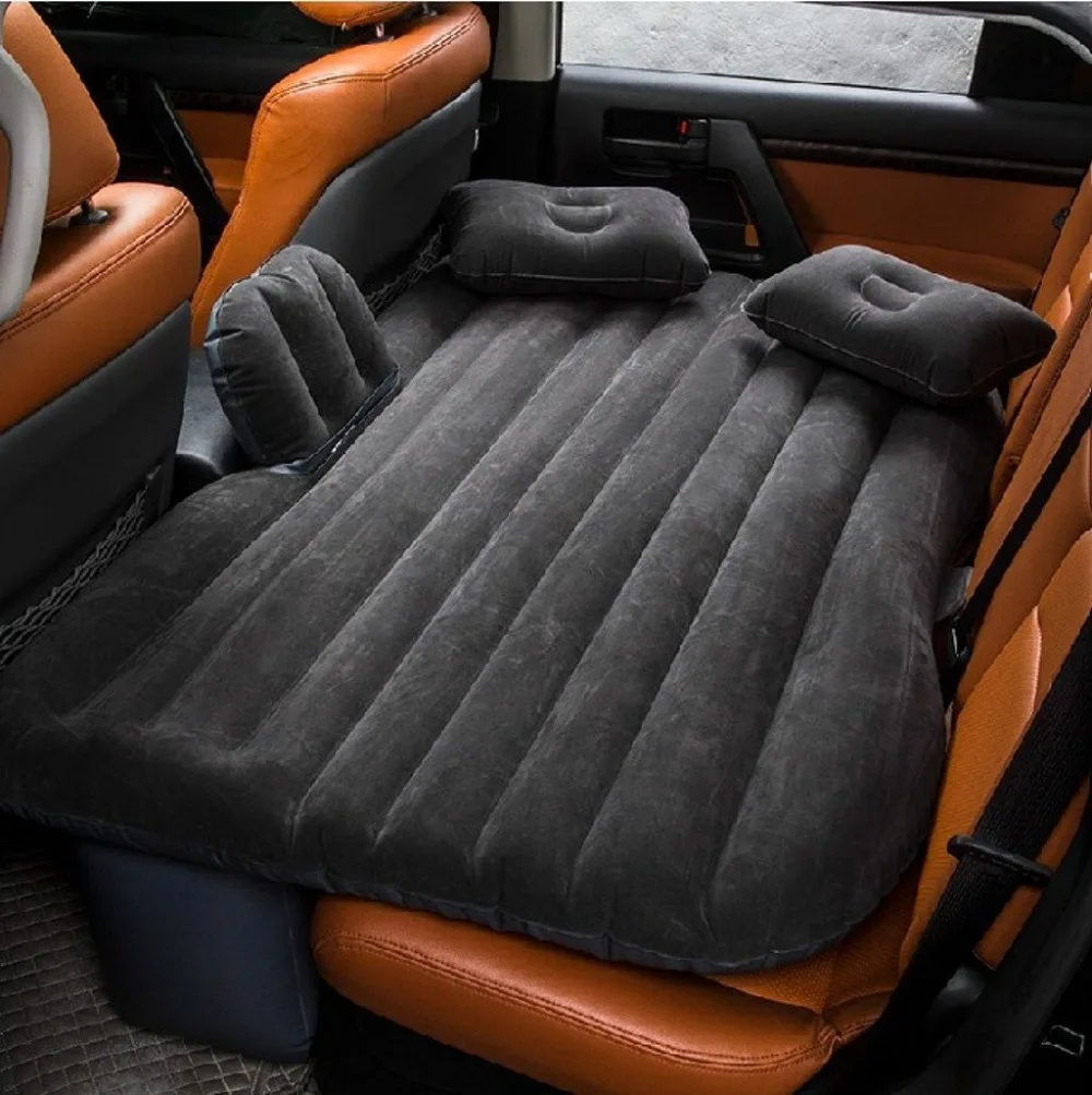

Wnnideo Car Travel Inflatable Mattress Air Bed Cushion Camping Universal SUV Extended Air Couch with Two Air Pillows