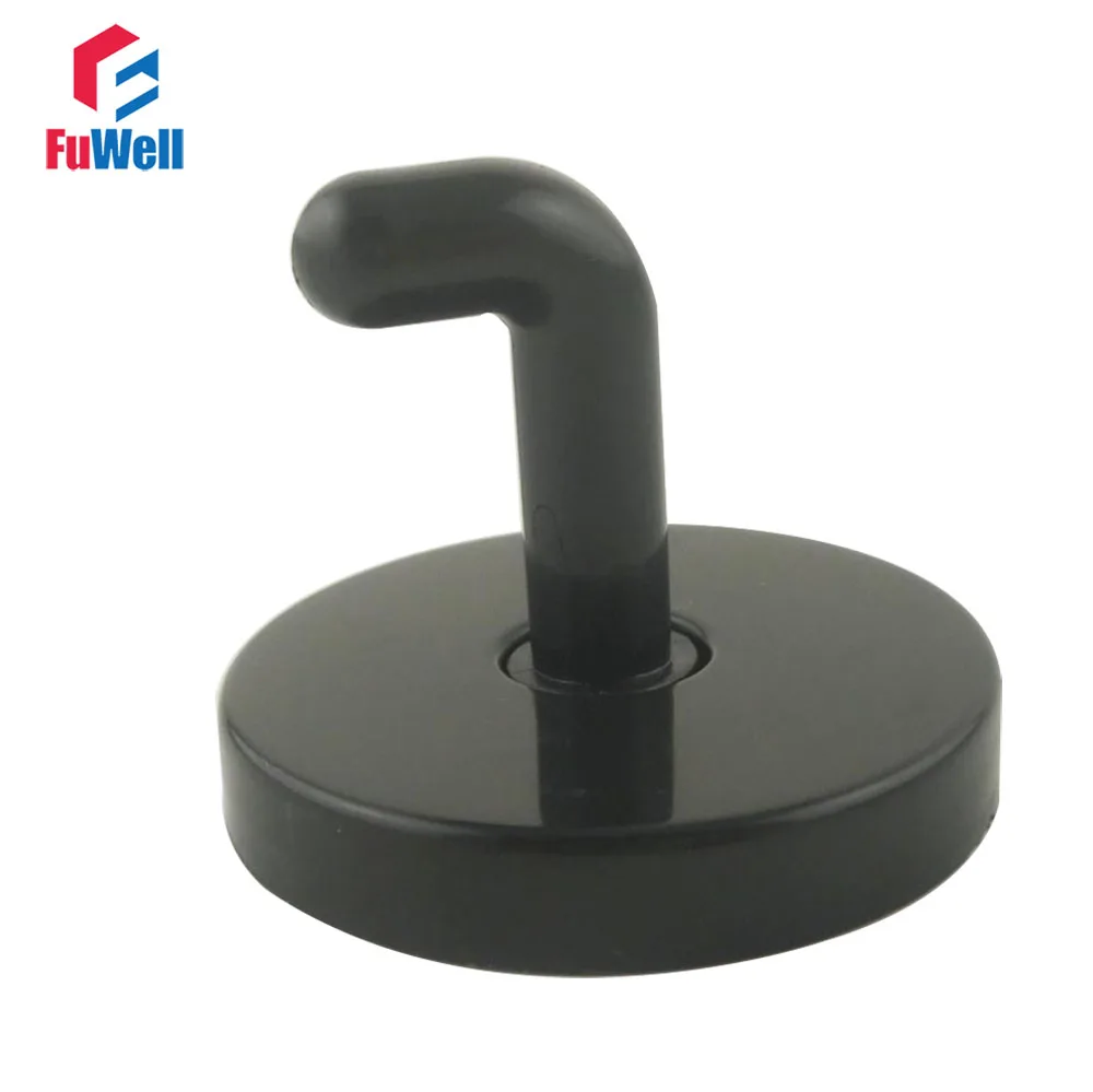 10pcs Black Plastic Coat Hooks Kitchen Hanger Storage Holders for