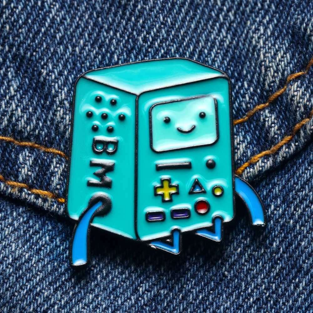 

New Adventure Time Figure Pins & Brooches cartoon Finn and Jake The Dog Enamel badge Kids Gift lap pin