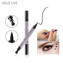 HOLD LIVE Cheerful Colour Magic Eye Liner Long-lasting Waterproof Double Head Eyes Liner Pen Black Color Liquid Eyeliner Pencil : image HOLD LIVE Cheerful Colour Magic Eye Liner Long-lasting Waterproof Double Head Eyes Liner Pen Black Color Liquid Eyeliner Pencil