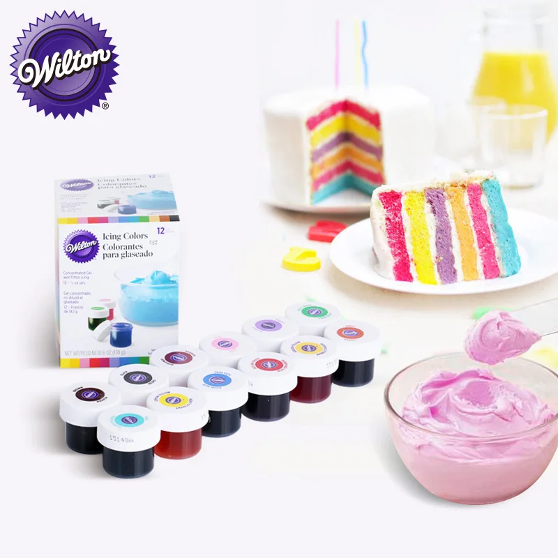 Aliexpress Buy Free Shipping America Wilton Double Sugar Cake Pigment Color Paste Food 