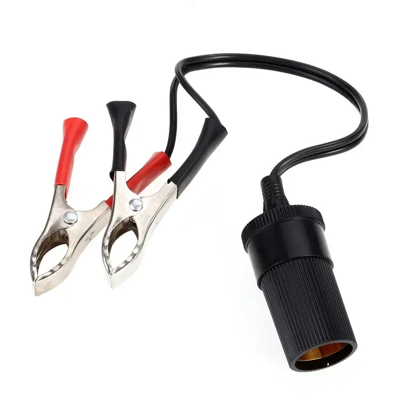 

12V DC Battery Terminal Auto Car Battery Clip Terminal Clips Cigarette Lighter Socket Adapter Auto Car Accessories