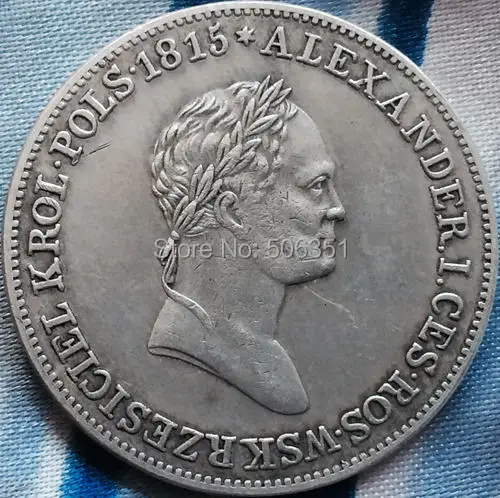 

Poland 1829 5 Zlotych coins copy